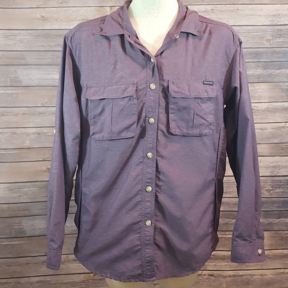 EXOFFICIO Adventure Hiking Button Shirt size M